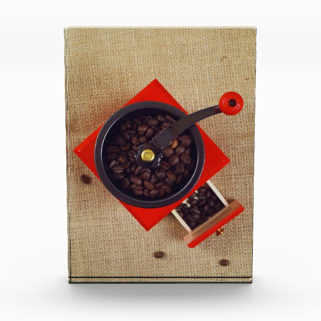 Vintage coffee grinder photo block (Front)