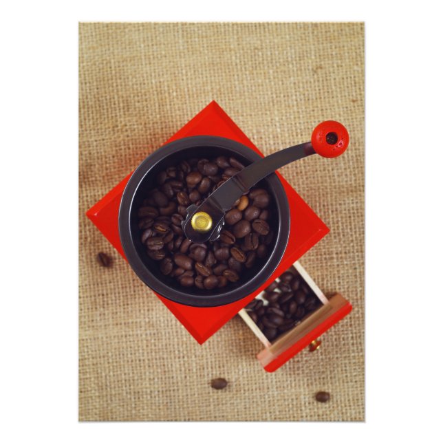Vintage coffee grinder photo print (Front)