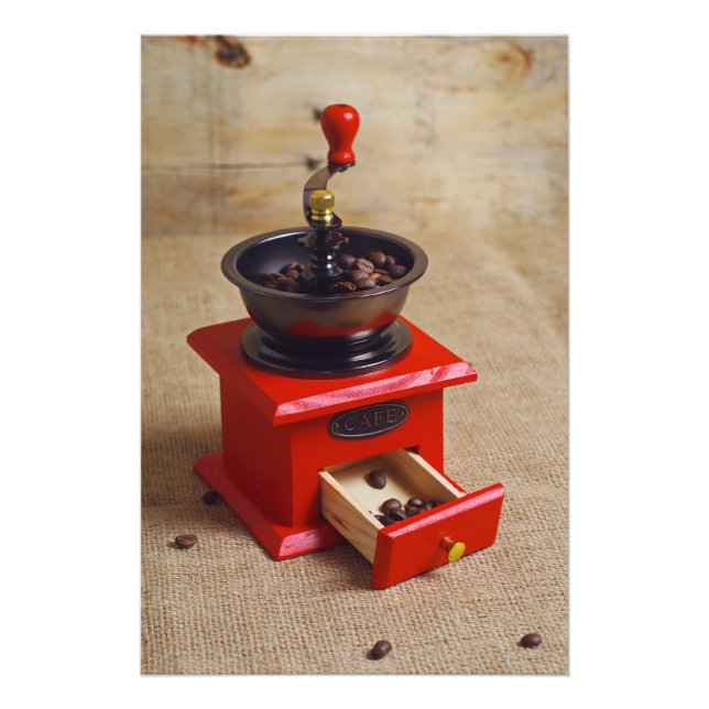 Vintage coffee grinder photo print (Front)