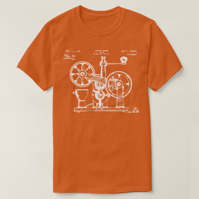 vintage coffee grinder T-Shirt (Design Front)