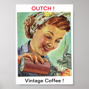 Vintage Coffee Image Poster