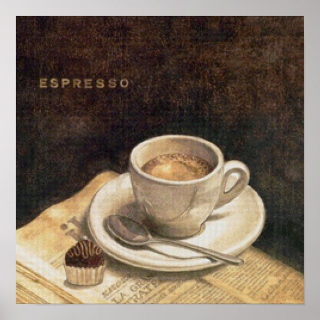 Vintage Coffee Poster (Front)