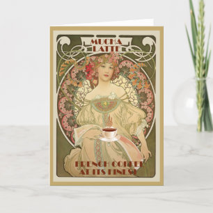Vintage Coffee Poster Card