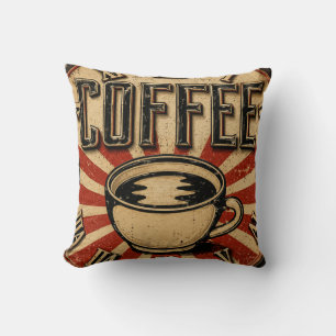 Vintage Coffee Retro Cushion