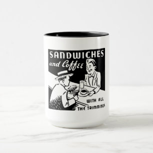 Vintage Coffee Shop Mug