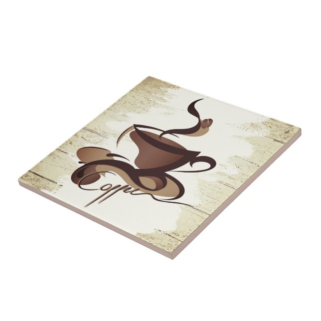 Vintage coffee tile (Side)