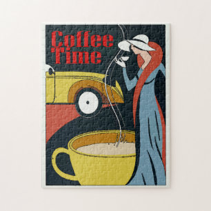 Vintage Coffee Time Jigsaw Puzzle