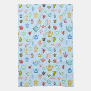 Vintage Coffeepots & Teapots - Tea Towel