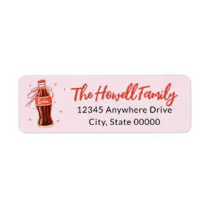Vintage Cola Bottle Retro Soda Shop Family