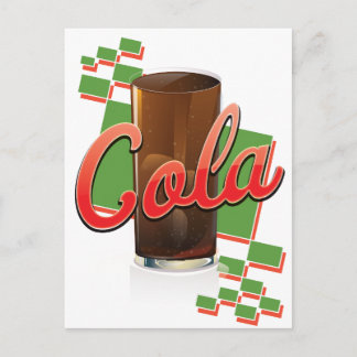 Vintage Cola commercial Postcard