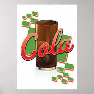 Vintage Cola commercial Poster