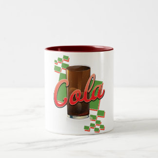 Vintage Cola commercial Two-Tone Coffee Mug