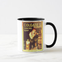 Vintage Colgate Shaving Soap Boy Shaving