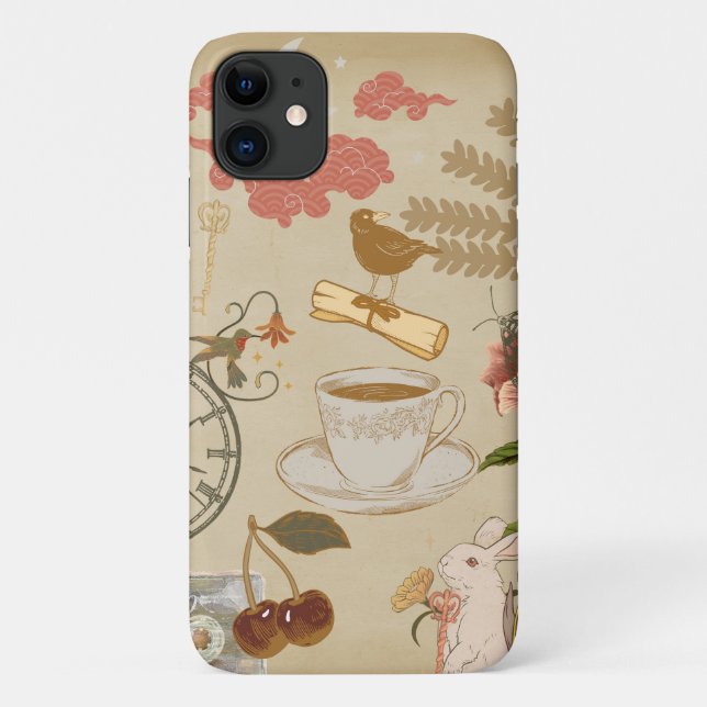 Vintage Collage Art Case-Mate iPhone Case (Back)