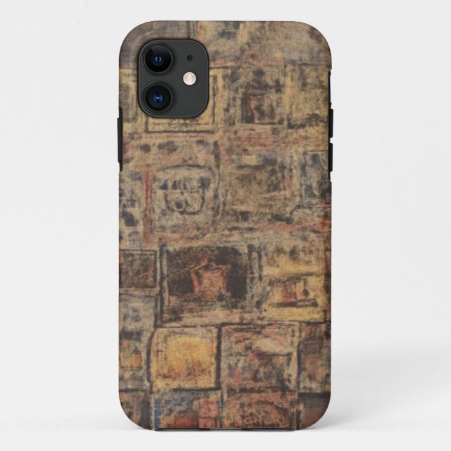 Vintage Collage Art Mobile Case (Back)