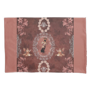 Vintage collage pillowcase