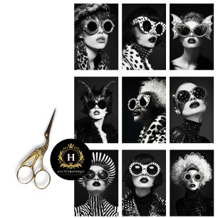 Vintage Collage Retro Rock Star Glamour Decoupage Tissue Paper