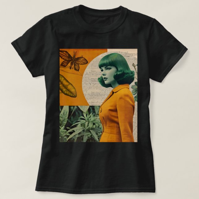Vintage Collage T-Shirt (Design Front)