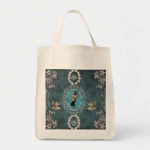 Vintage collage tote bag