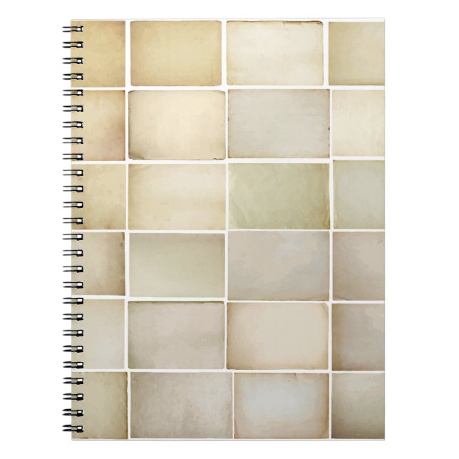 Vintage collection: old paper set. notebook (Front)