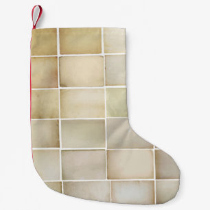 Vintage collection: old paper set. small christmas stocking