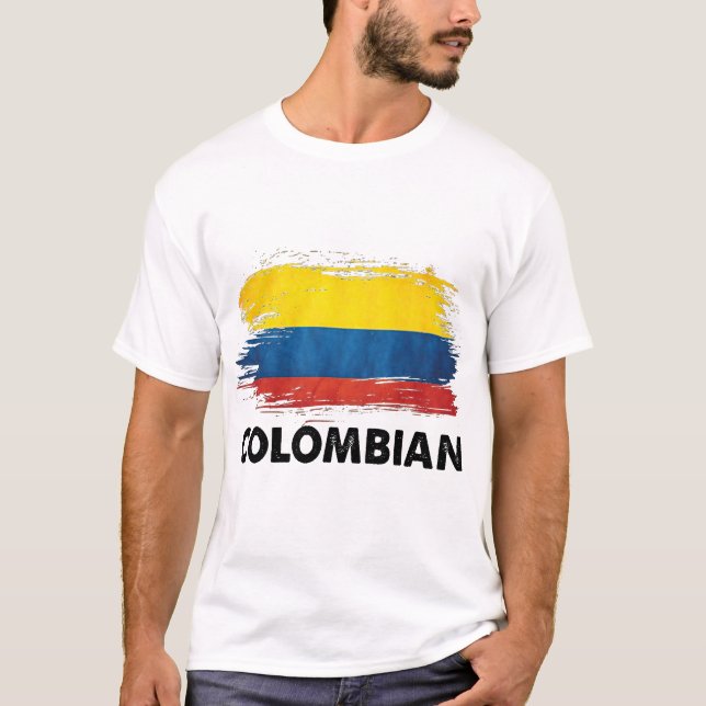 Vintage Colombia Colombian T-Shirt (Front)