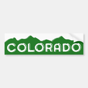 Vintage Colorado Licence Plate Bumper Sticker