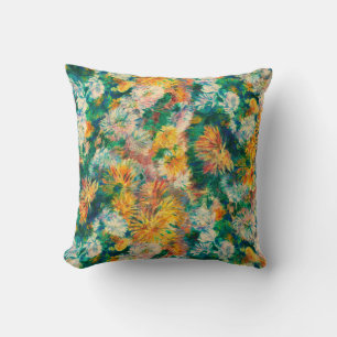 Vintage Colorful Chrysanthemum Garden Cushion