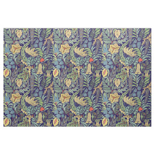 Vintage Colorful Floral Pattern Fabric