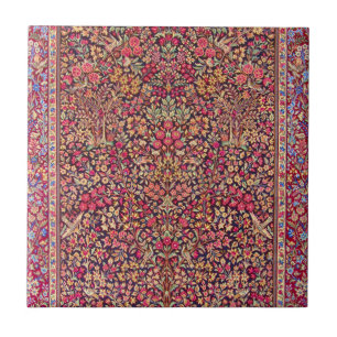 Vintage Colorful Persian Rug Pattern Tile
