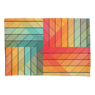 VINTAGE COLORFUL TONE PILLOWCASE