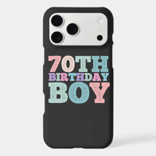 Vintage colors Distressed 70th birthday boy