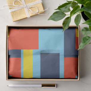 Vintage Colors Tribal Cross Design/Set 2 Tissue Paper