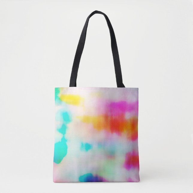 Vintage colourful abstract illustration background tote bag (Front)