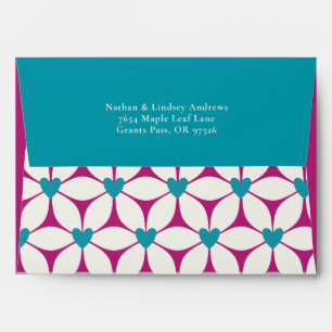 Vintage Colourful Addressed Envelope