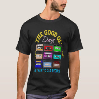 Vintage Colourful Cassette Tapes Music Fans And Lo T-Shirt