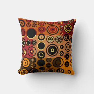 Vintage Colourful Fifties Abstract Art Cushion