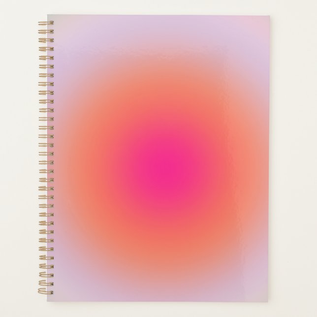 Vintage Colourful Gradient Planner (Front)