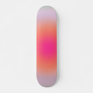 Vintage Colourful Gradient Skateboard