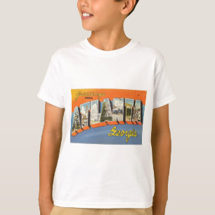 Vintage Colourful Greetings From Atlanta Georgia T-Shirt