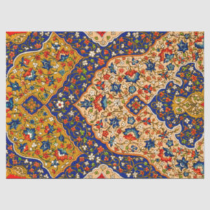 Vintage Colourful Persian Floral Art Tissue Paper