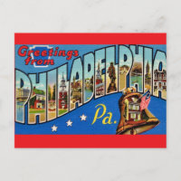 Vintage Colourful Philadelphia