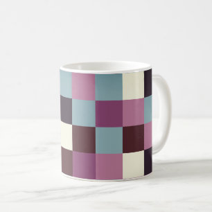 Vintage Colours Plaids Coffee Mug