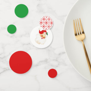 Vintage Colours & Santa Claus Confetti