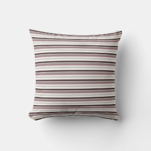 Vintage colours stripes cushion