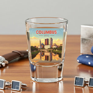 Vintage Columbus Ohio Shot Glass