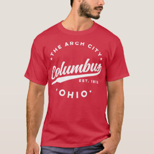 Vintage Columbus Ohio The Arch City Retro USA T-Shirt