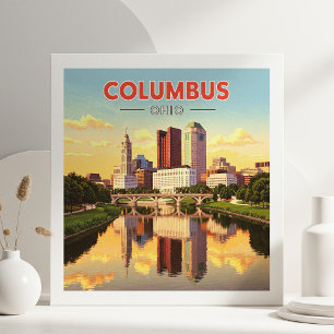 Vintage Columbus Ohio Tile