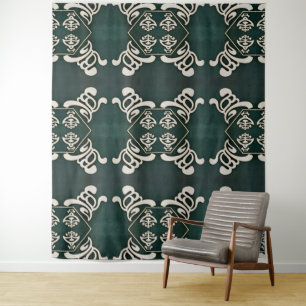 Vintage Combinaisons Ornementales Art Pattern Tapestry