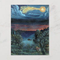Vintage Comet Book Illustration Miles